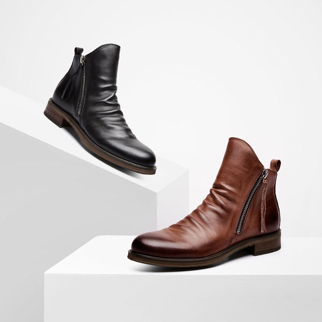 HAYLOM - Bottes élégantes avec fermeture à glissière très tendance