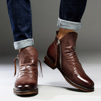 HAYLOM - Bottes élégantes avec fermeture à glissière très tendance