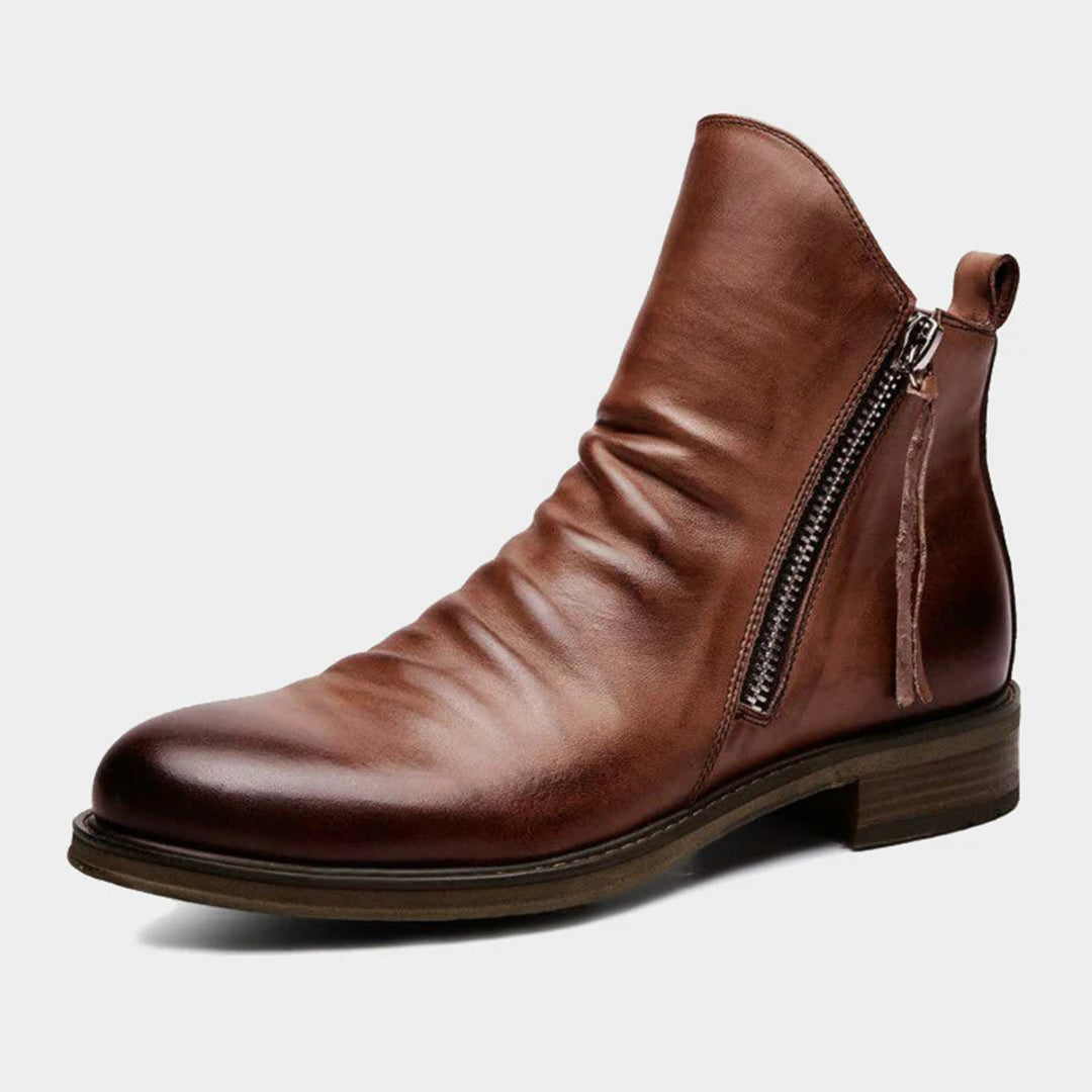 HAYLOM - Bottes élégantes avec fermeture à glissière très tendance