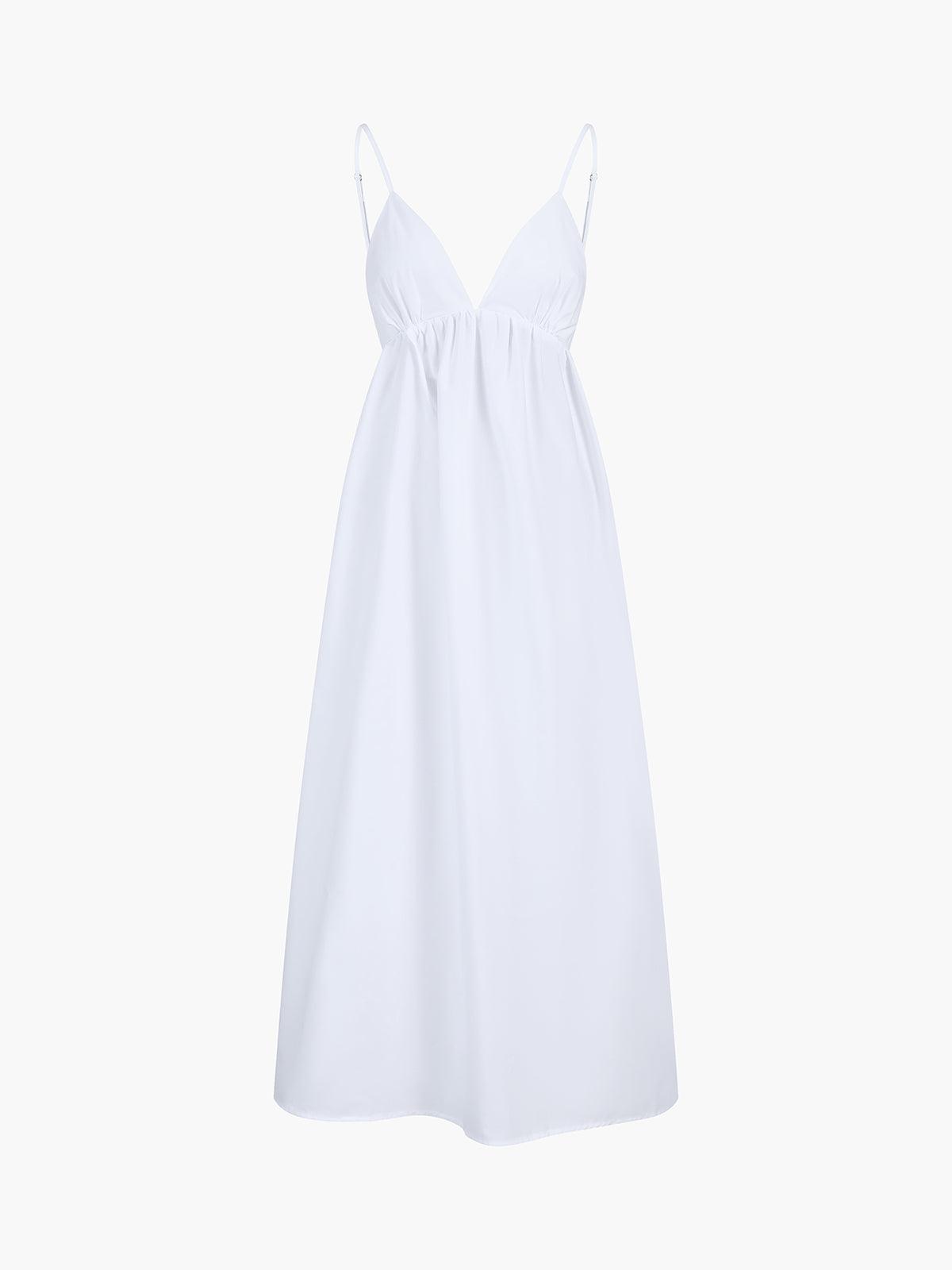 Robe Midi en Lin pour Femmes - Tenue d'Été Respirante et Élégante
