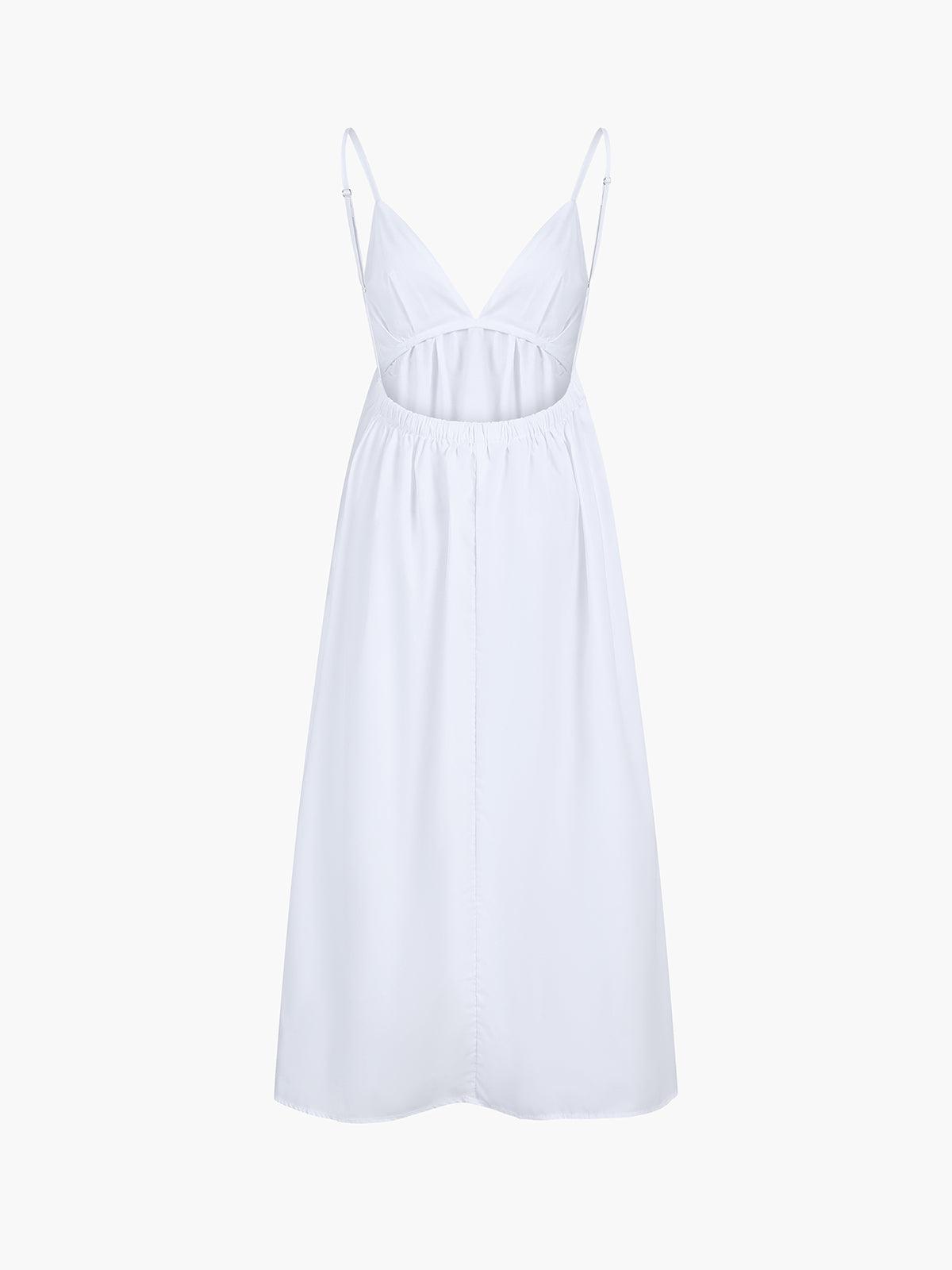 Robe Midi en Lin pour Femmes - Tenue d'Été Respirante et Élégante