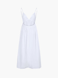 Robe Midi en Lin pour Femmes - Tenue d'Été Respirante et Élégante