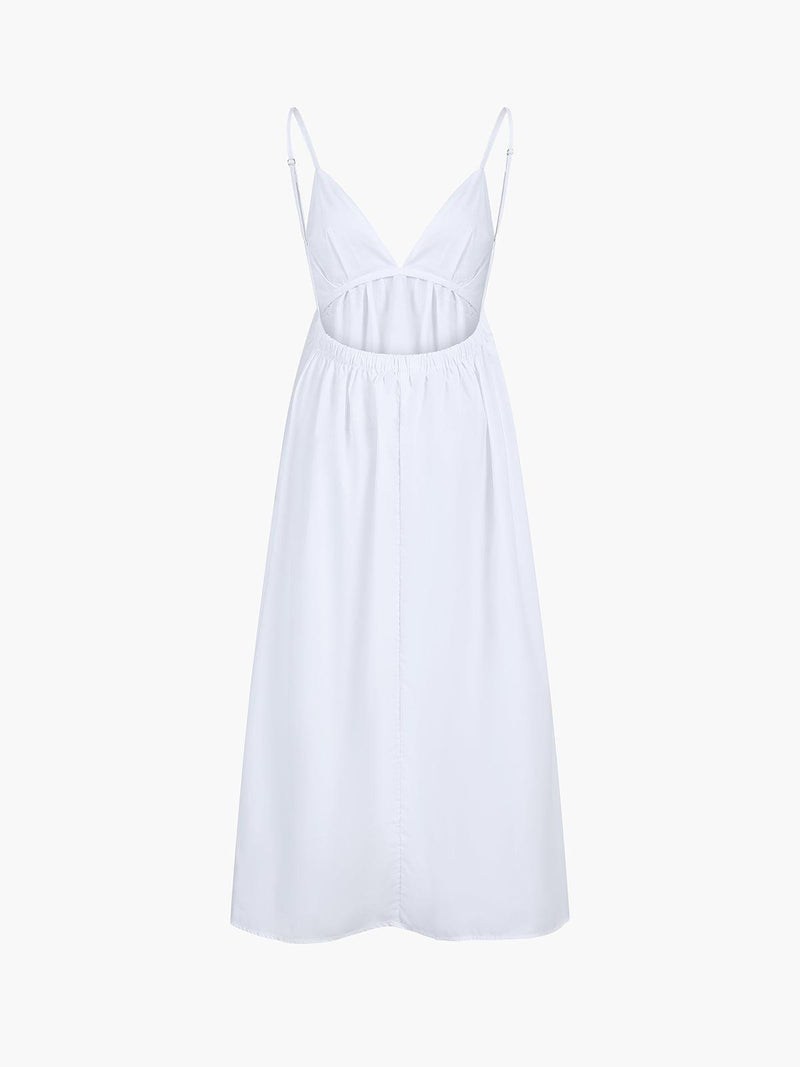 Robe Midi en Lin pour Femmes - Tenue d'Été Respirante et Élégante