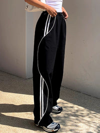 Pantalon de survêtement confortable et décontracté pour femmes - pantalon cargo noir élégant pour un usage quotidien décontracté