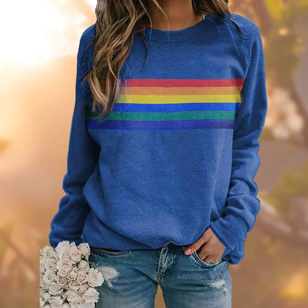 Pull élégant et féminin avec une encolure ronde confortable