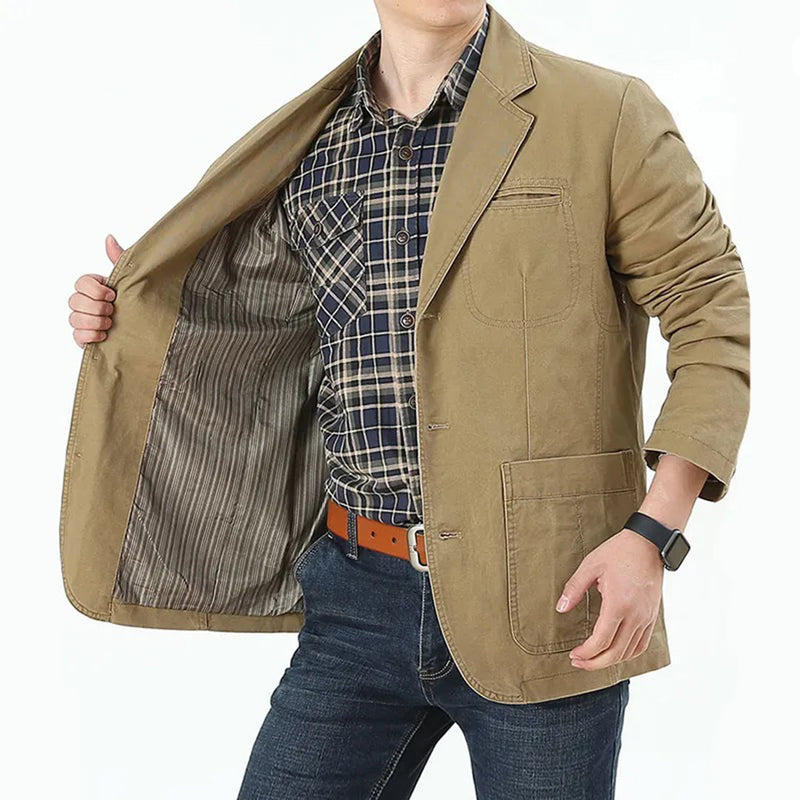 Harry - Veste Jacquard Vintage classique pour l'homme moderne