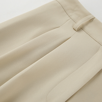 Élégant pantalon large à taille haute pour femme - tenue de bureau élégante et confortable pour un look professionnel