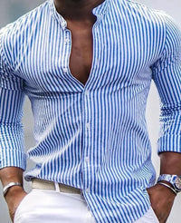 Camisole masculine classique à rayures pour un style élégant et intemporel