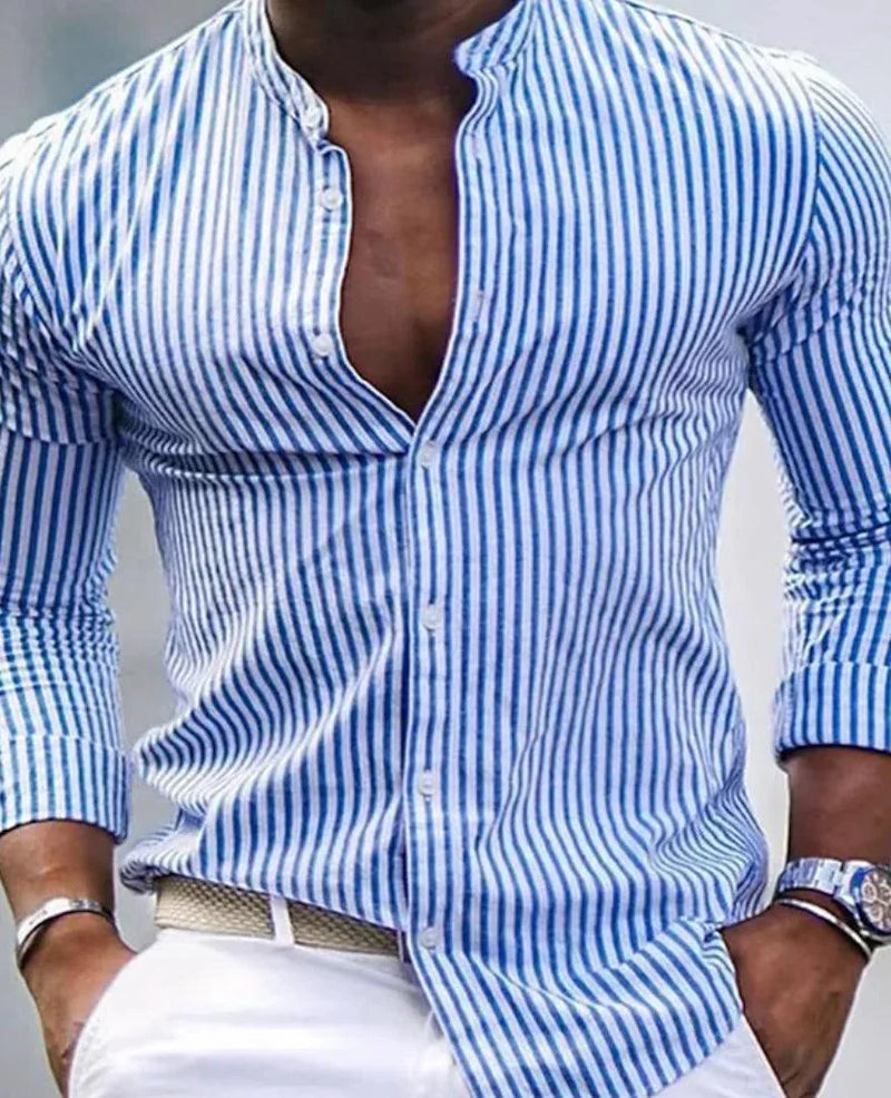 Camisole masculine classique à rayures pour un style élégant et intemporel