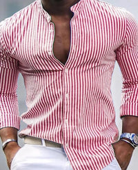 Camisole masculine classique à rayures pour un style élégant et intemporel