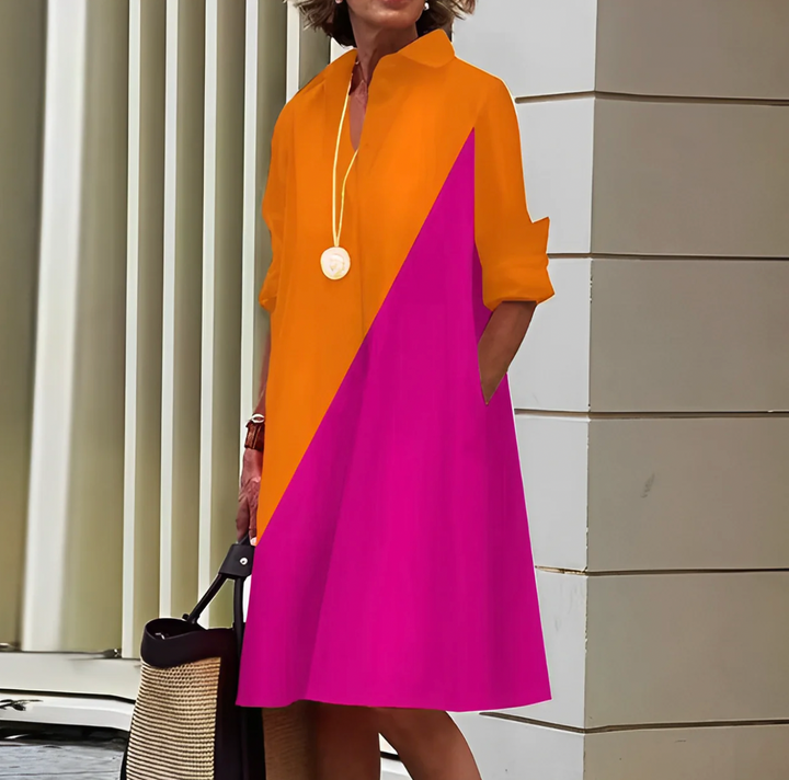 Velanora Damen Polokleid - Comfortabler Stretch-Sitz & Atmungsaktives Material für eleganten Look