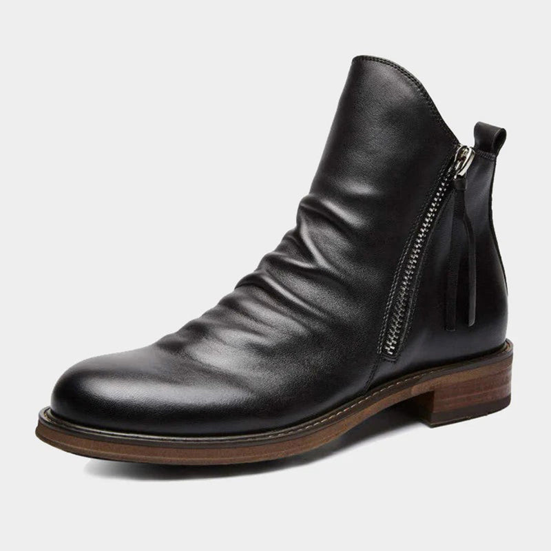 HAYLOM - Bottes élégantes avec fermeture à glissière très tendance