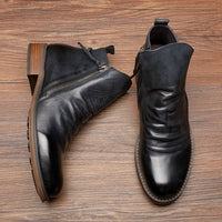 HAYLOM - Bottes élégantes avec fermeture à glissière très tendance