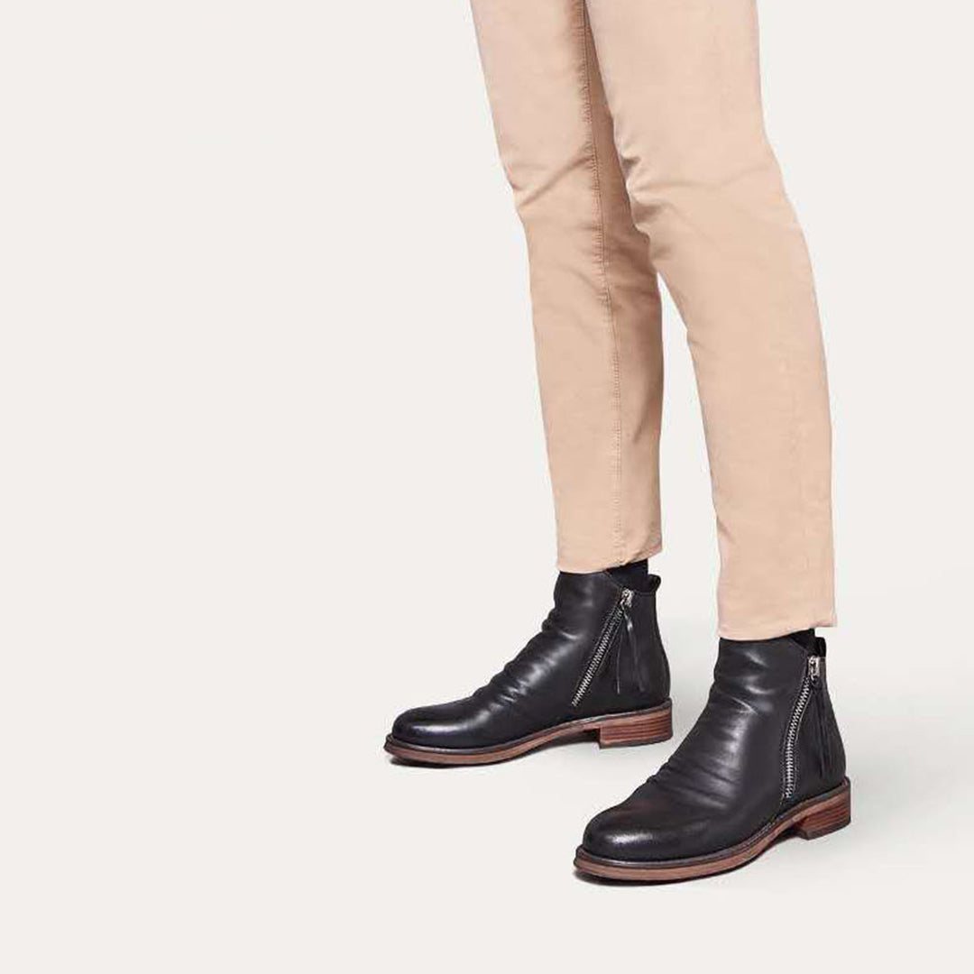 HAYLOM - Bottes élégantes avec fermeture à glissière très tendance