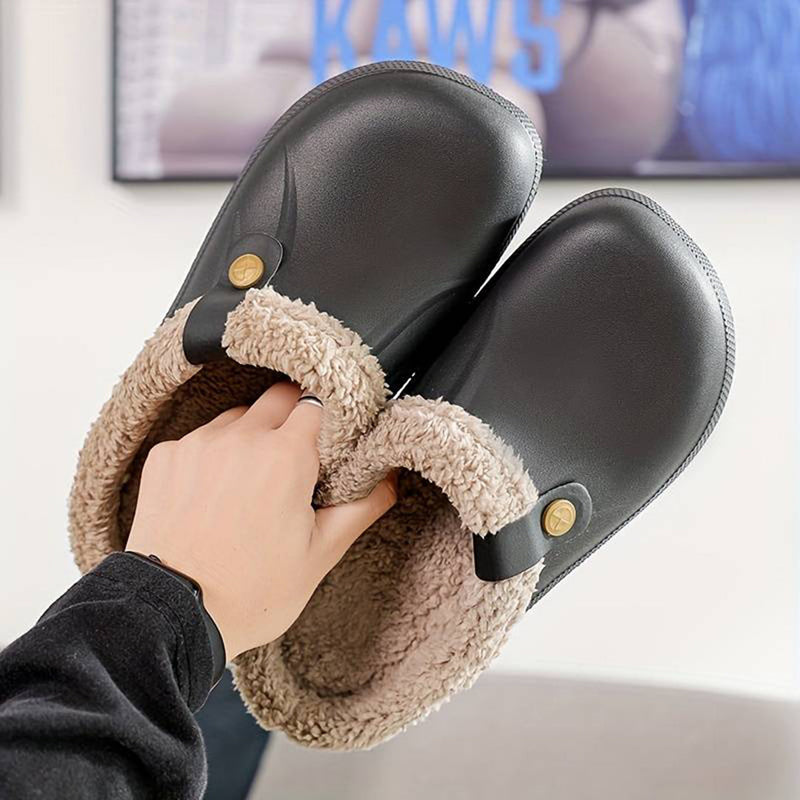 JACKSON - Pantoufles basses confortables pour hommes au design chaleureux