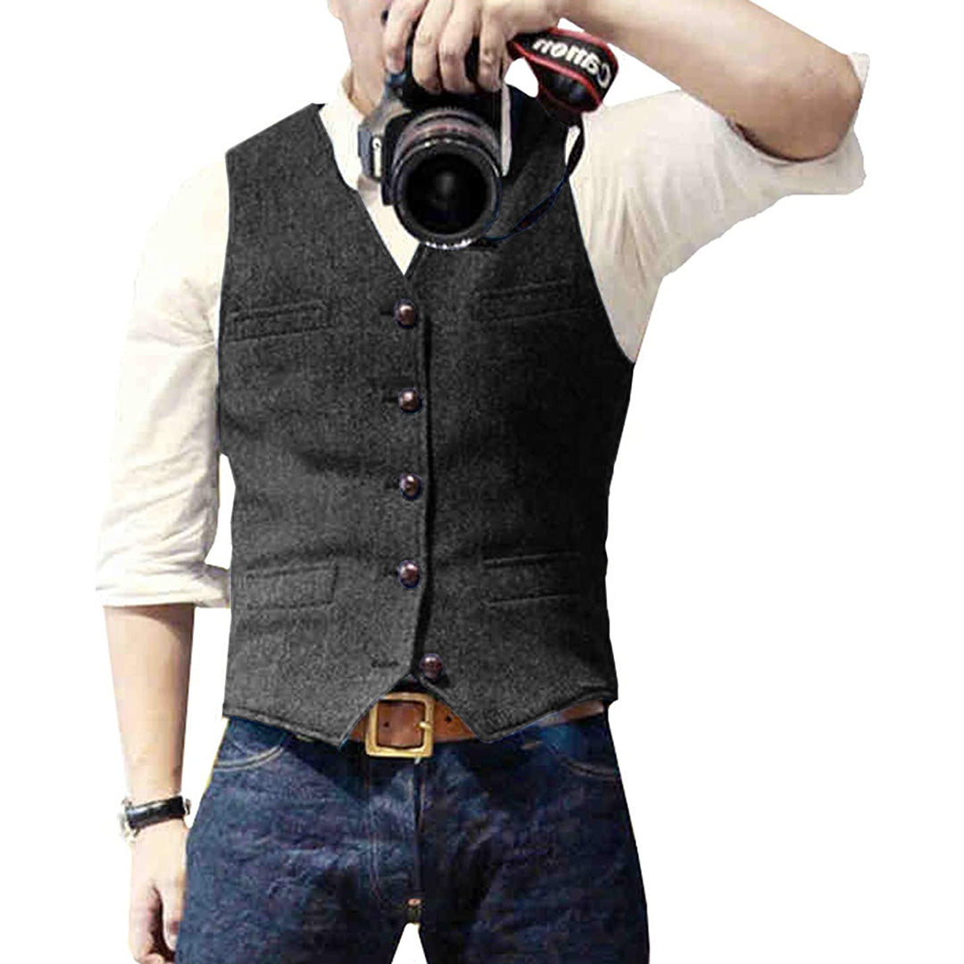 Gilet en denim tendance pour hommes - Confort et style à la fois