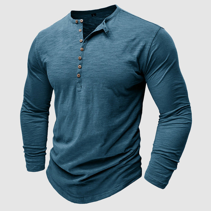 Camisoles pour homme en bambou et coton à manches longues pour un look élégant et confortable