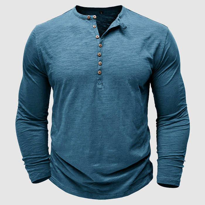Camisoles pour homme en bambou et coton à manches longues pour un look élégant et confortable