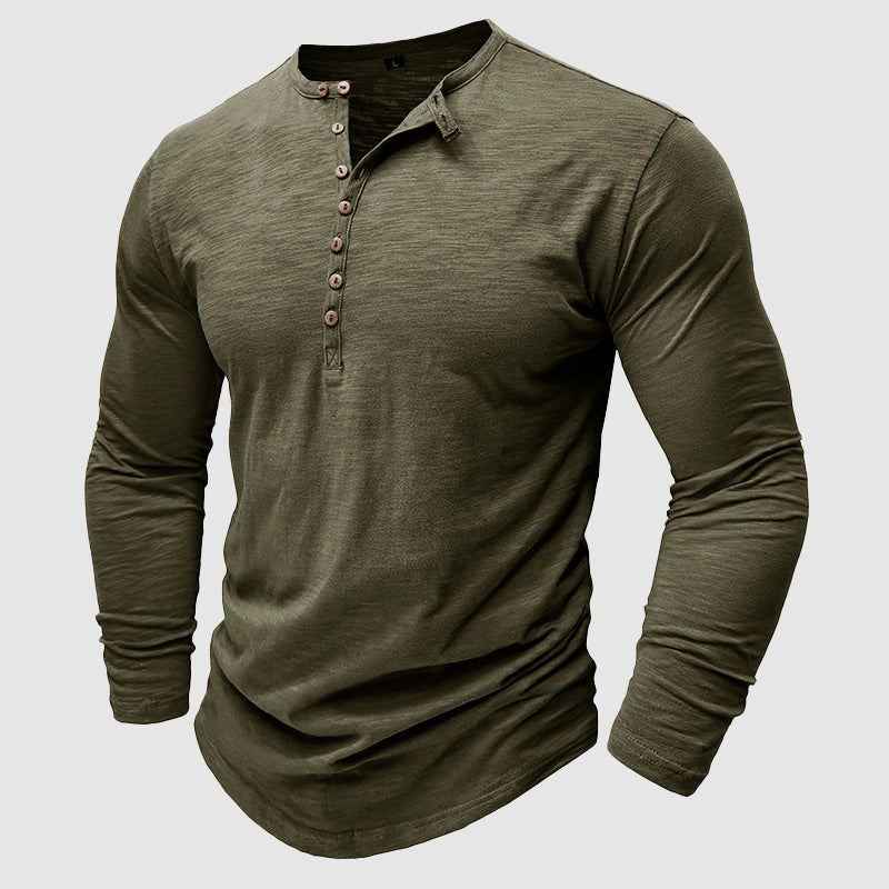 Camisoles pour homme en bambou et coton à manches longues pour un look élégant et confortable
