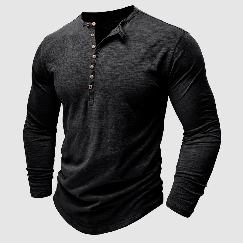 Camisoles pour homme en bambou et coton à manches longues pour un look élégant et confortable