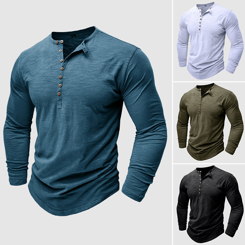 Camisoles pour homme en bambou et coton à manches longues pour un look élégant et confortable