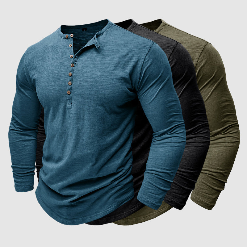 Camisoles pour homme en bambou et coton à manches longues pour un look élégant et confortable