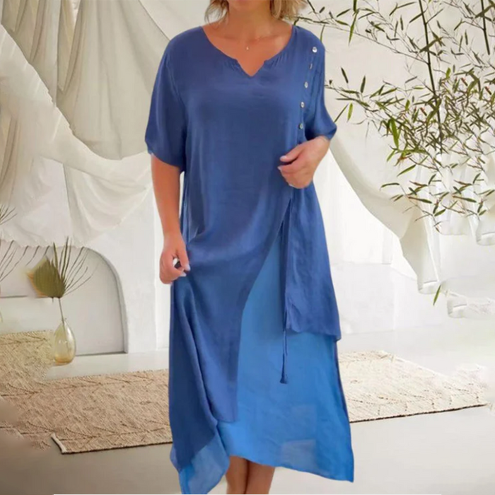 Robe Midi de Printemps Élégante et Décontractée | Collection Saison Haute Qualité
