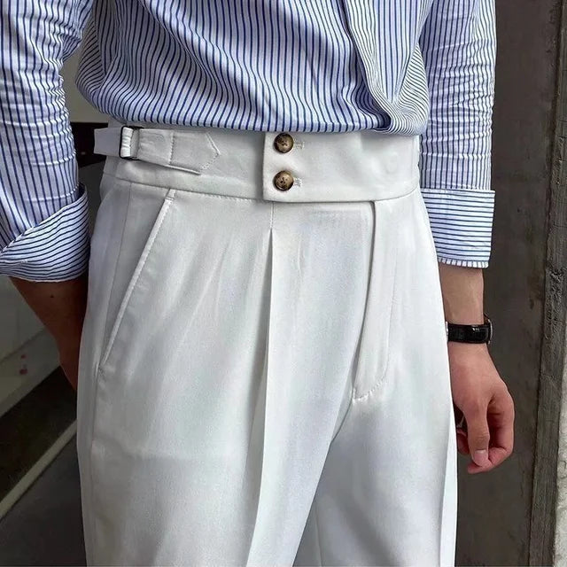 Pantalon britannique de luxe ajustable - Adam pour un confort ultime
