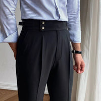 Pantalon britannique de luxe ajustable - Adam pour un confort ultime