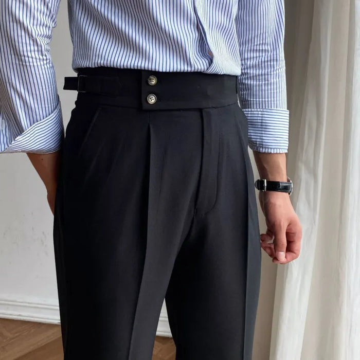 Pantalon britannique de luxe ajustable - Adam pour un confort ultime