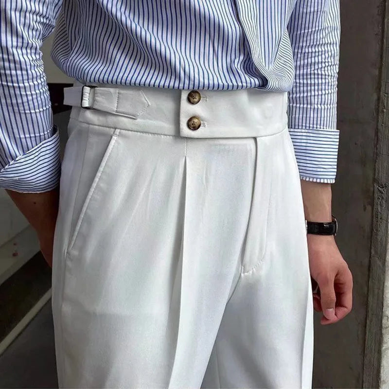 Pantalon britannique de luxe ajustable - Adam pour un confort ultime
