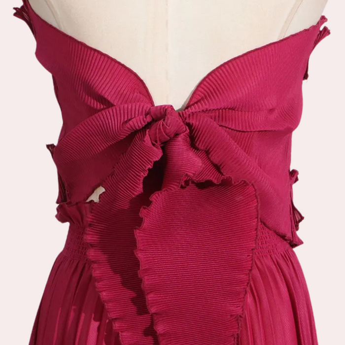 Élégant haut pour femme et pantalon à plis - Superbe ensemble moderne de deux pièces pour un look élégant