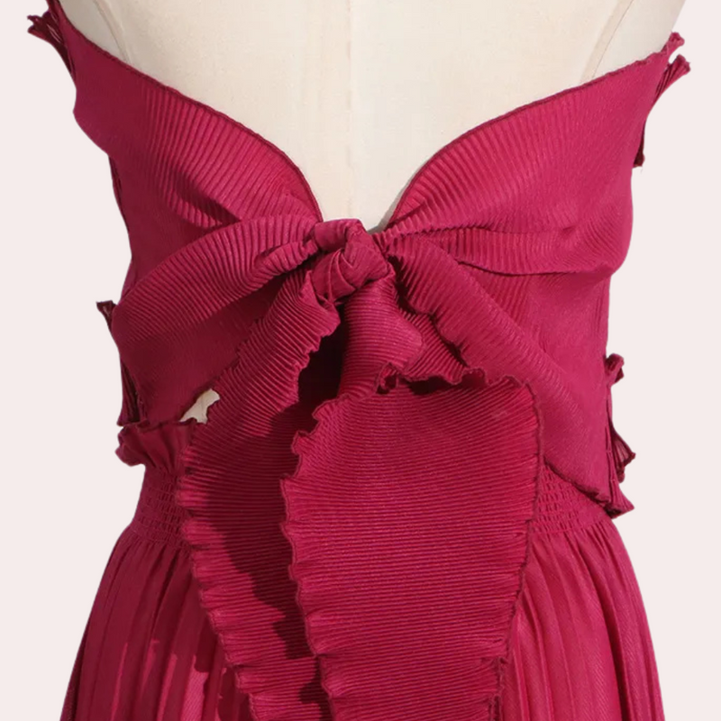 Élégant haut pour femme et pantalon à plis - Superbe ensemble moderne de deux pièces pour un look élégant