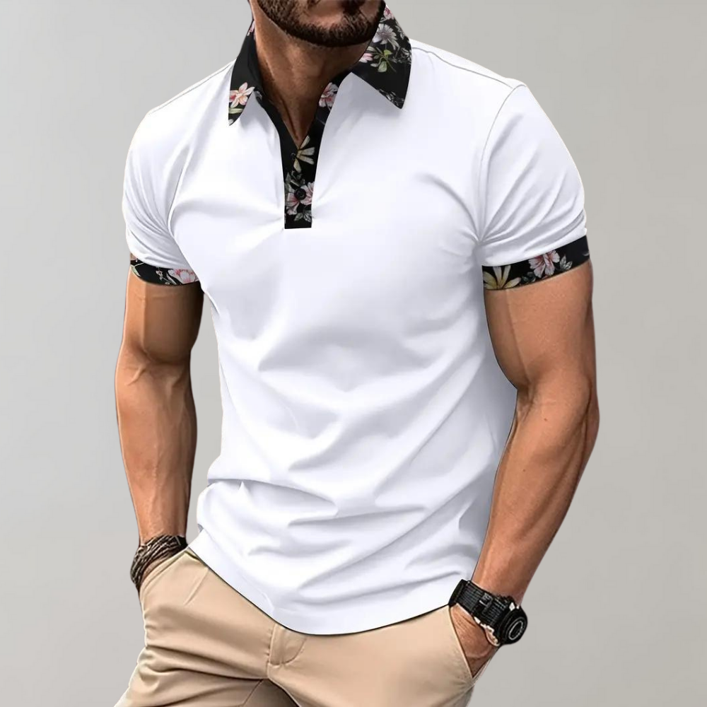 Poloshirt für Herren - Klassischer Schnitt - Weiches, atmungsaktives Material - Kurze Ärmel, lässiger Casual-Look