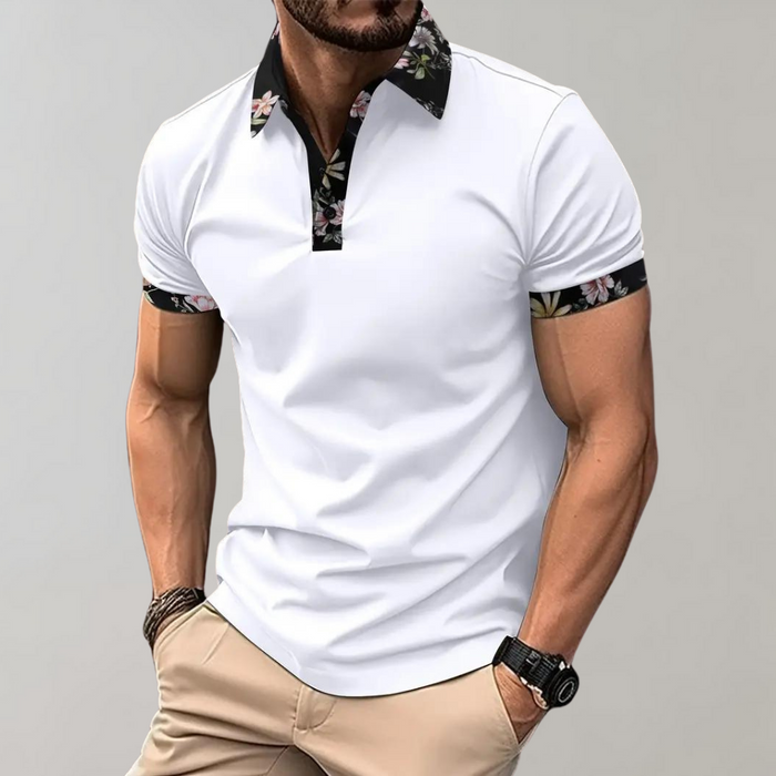 Poloshirt für Herren - Klassischer Schnitt - Weiches, atmungsaktives Material - Kurze Ärmel, lässiger Casual-Look