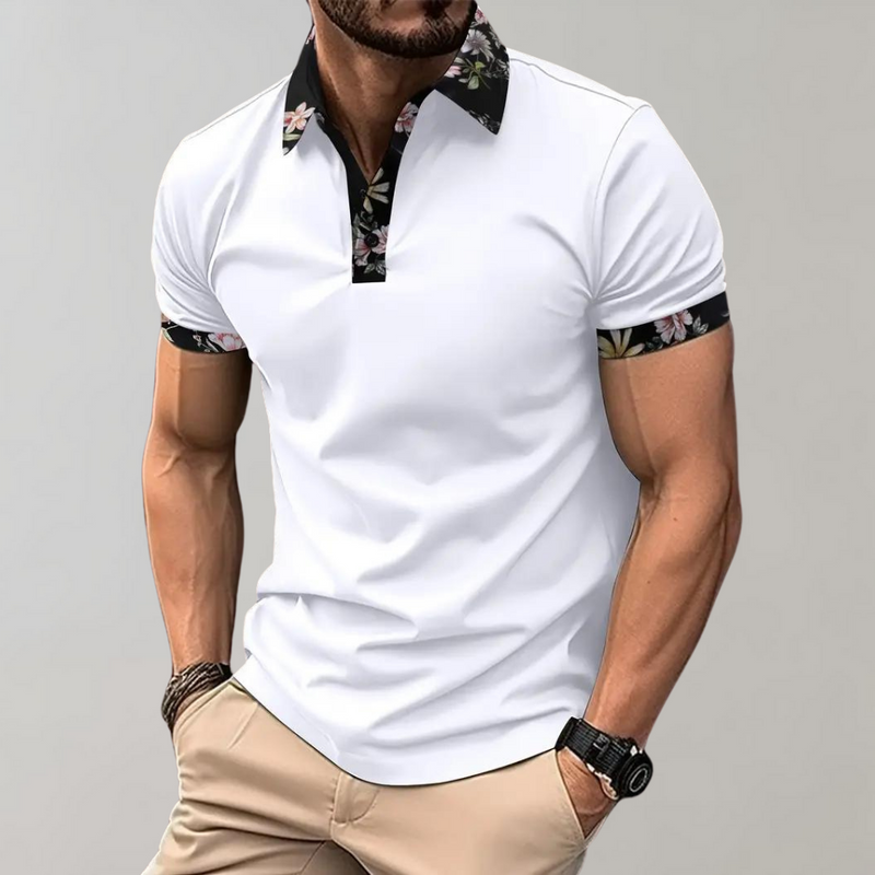 Poloshirt für Herren - Klassischer Schnitt - Weiches, atmungsaktives Material - Kurze Ärmel, lässiger Casual-Look