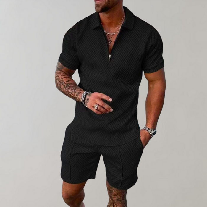 Hugo | Chemise polo en short pour hommes pour un look estival classique