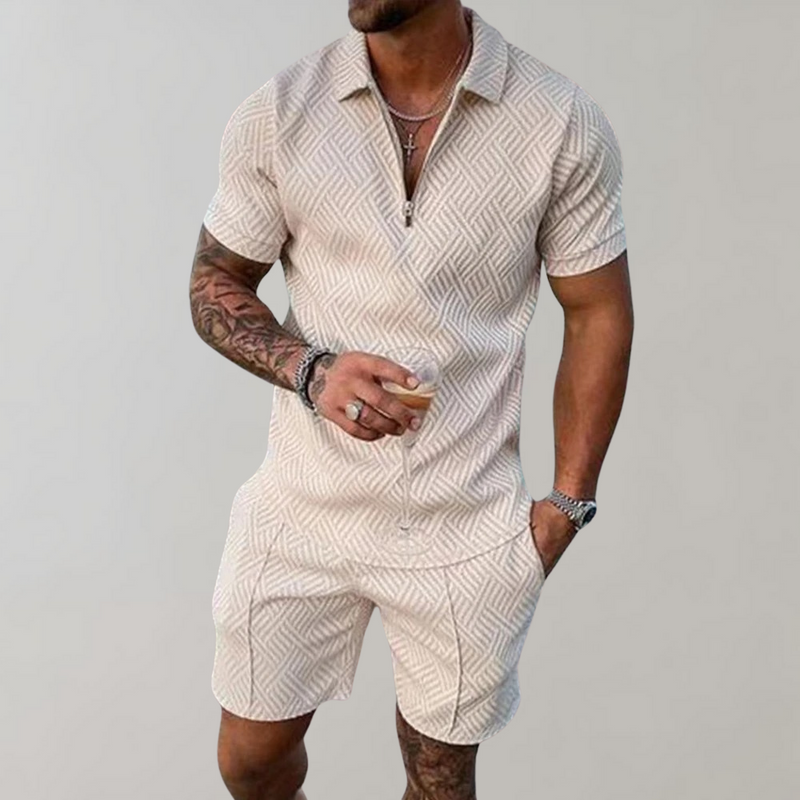 Hugo | Chemise polo en short pour hommes pour un look estival classique