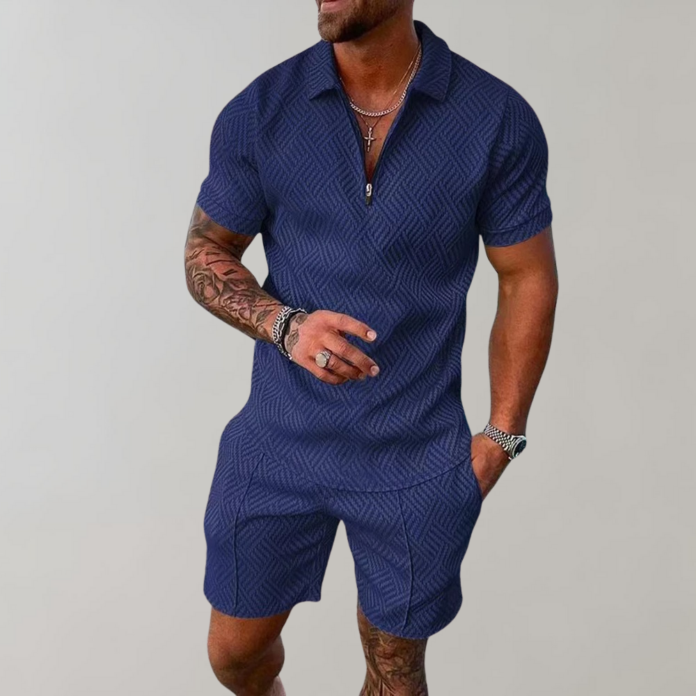 Hugo | Chemise polo en short pour hommes pour un look estival classique