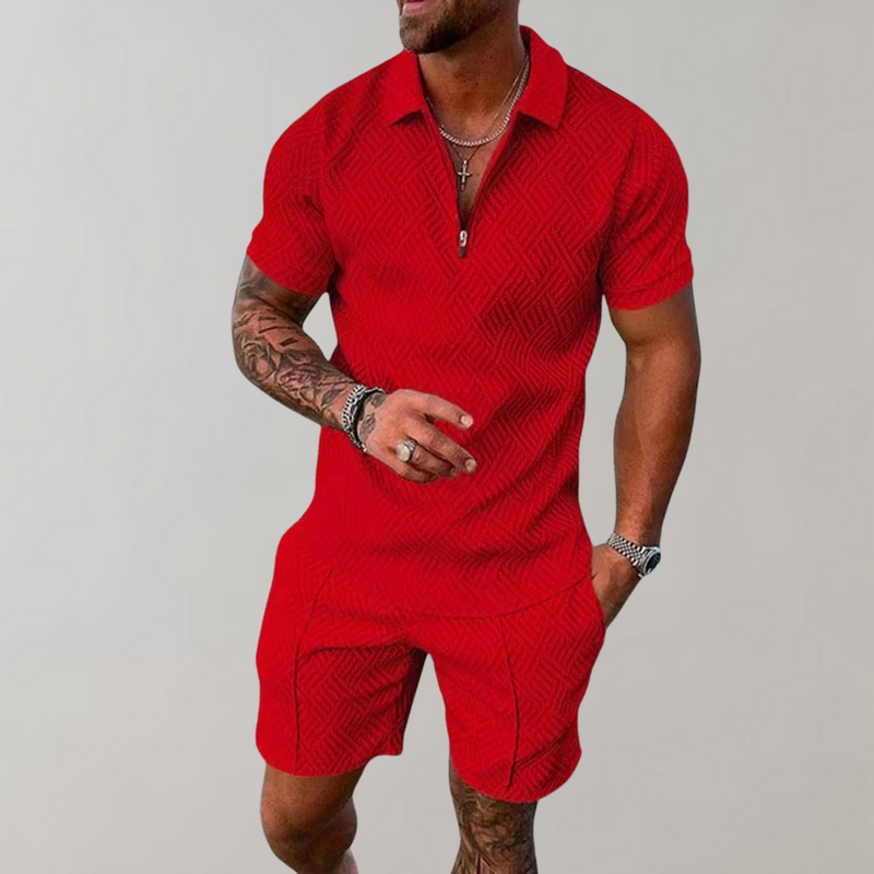 Hugo | Chemise polo en short pour hommes pour un look estival classique