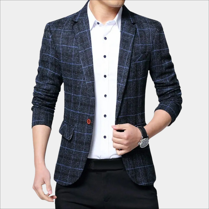 Balder - Blazer à carreaux tendance pour hommes