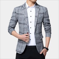 Balder - Blazer à carreaux tendance pour hommes