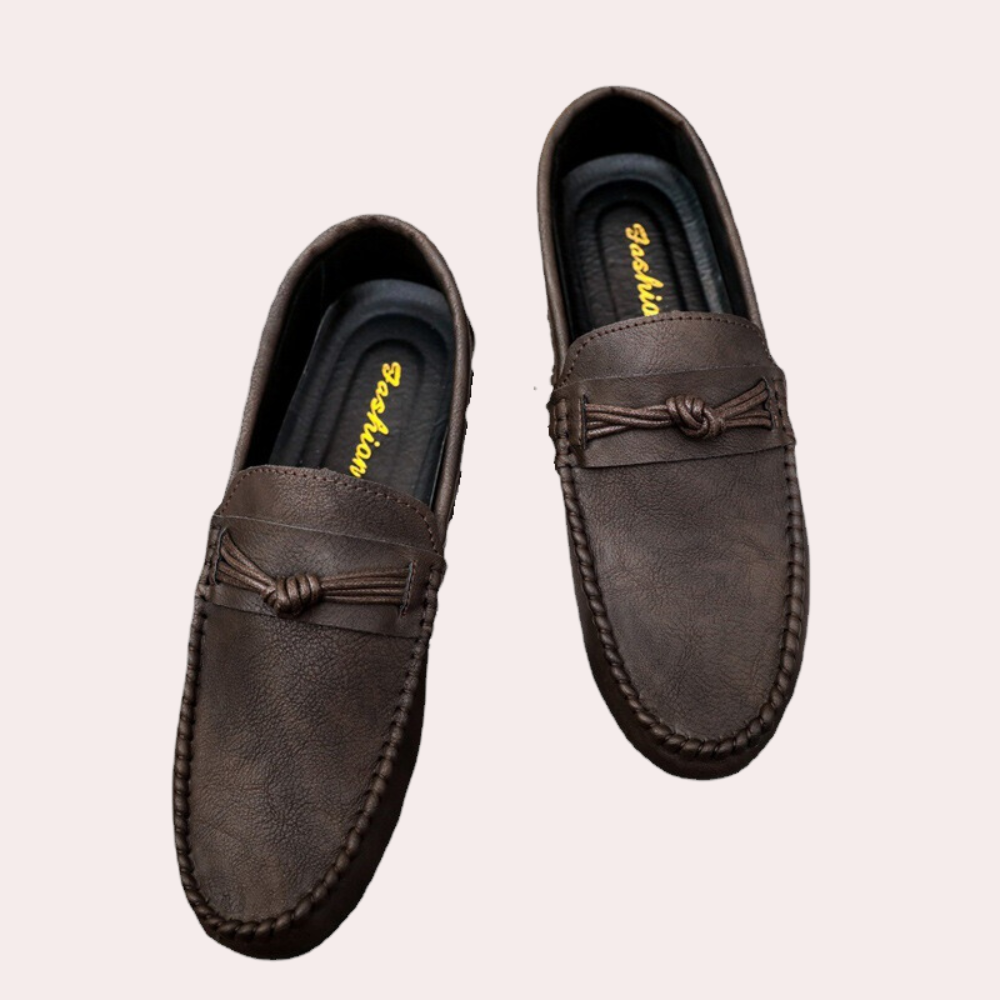 Leandro - Chaussures élégantes pour hommes à nez rond