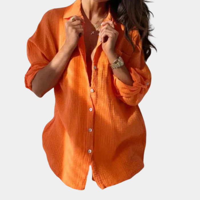 Chemise décontractée pour femmes - Chemisier doux, respirant et confortable