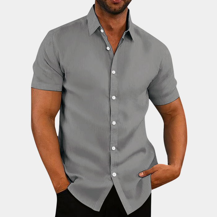 Chemise élégante pour hommes avec col à revers sophistiqué