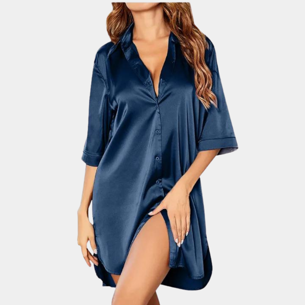 Robe de nuit luxueuse et confortable pour femmes - Lara pour une nuit de sommeil sans souci