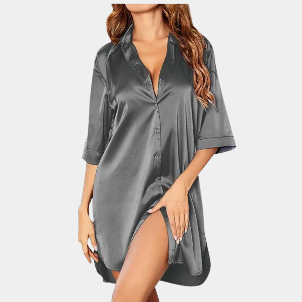 Robe de nuit luxueuse et confortable pour femmes - Lara pour une nuit de sommeil sans souci