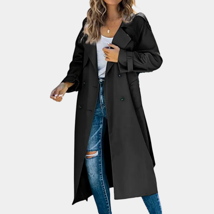 Elegante Dames Trenchcoat voor een Tijdloze Look