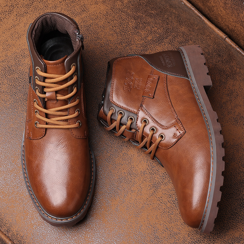 Isidore - Bottes à lacets de luxe pour l'homme élégant