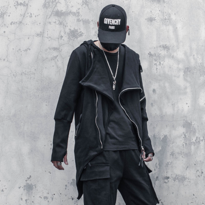 Balthasar - Trench-coat tendance pour hommes avec design asymétrique chic